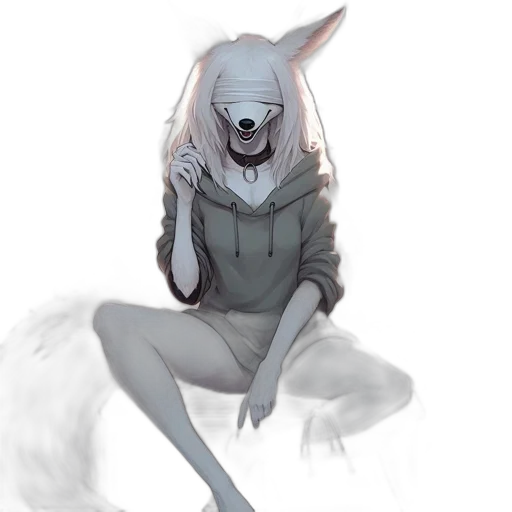 creature, mask, jacket, animal transparent PNG cut-out