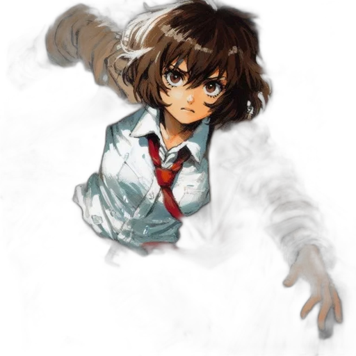 staff, face, creature, jacket transparent PNG cut-out