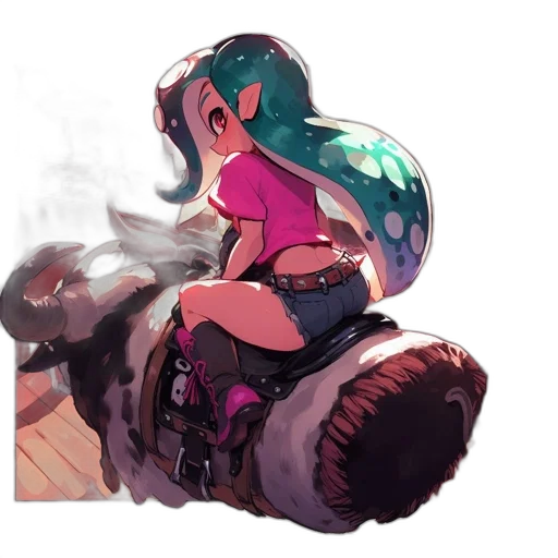 weapon, robot, staff, creature transparent PNG cut-out