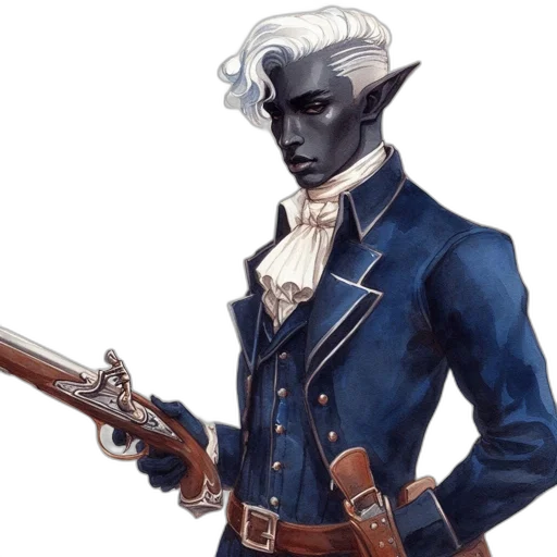 staff, weapon, jacket, fantasy art transparent PNG cut-out