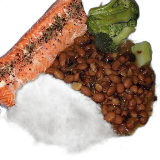 food, blue, white, plate transparent PNG cut-out