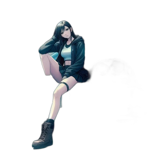 jacket, staff, dress, shoes transparent PNG cut-out