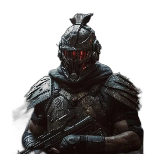 mask, sword, robot, weapon transparent PNG cut-out