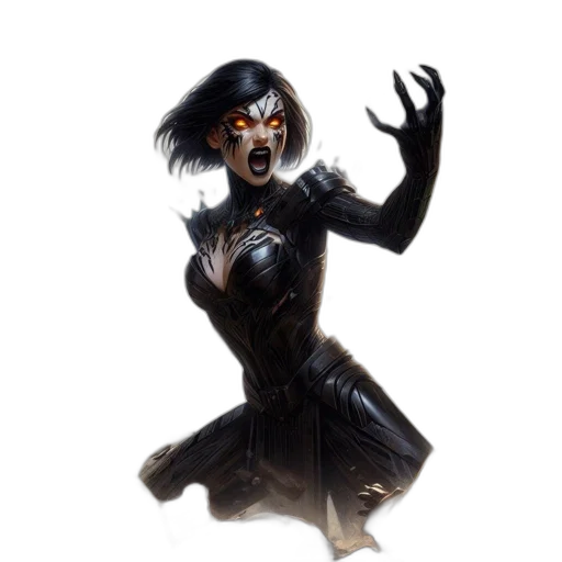 mask, creature, staff, concept art transparent PNG cut-out
