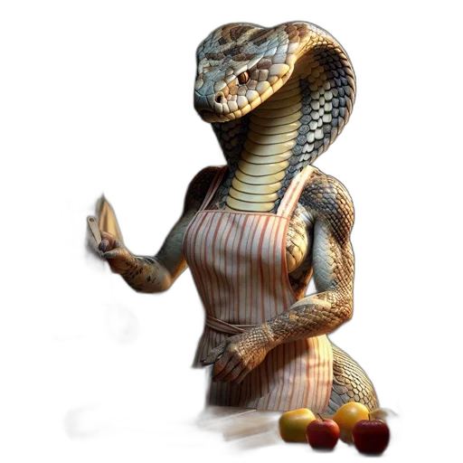 dragon, creature, robot, staff transparent PNG cut-out