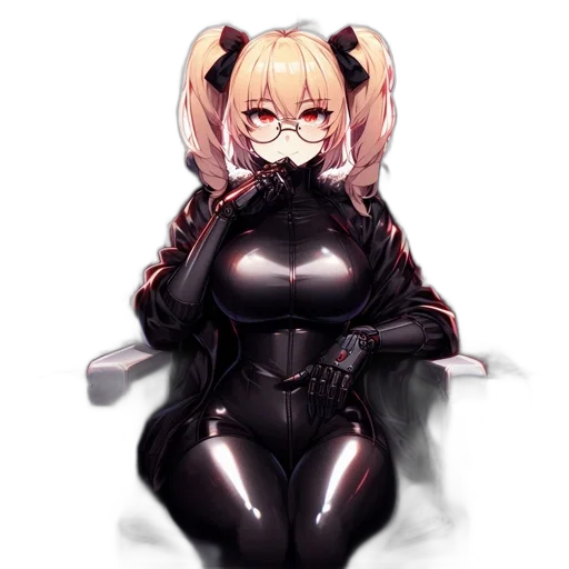 robot, jacket, mask, dress transparent PNG cut-out