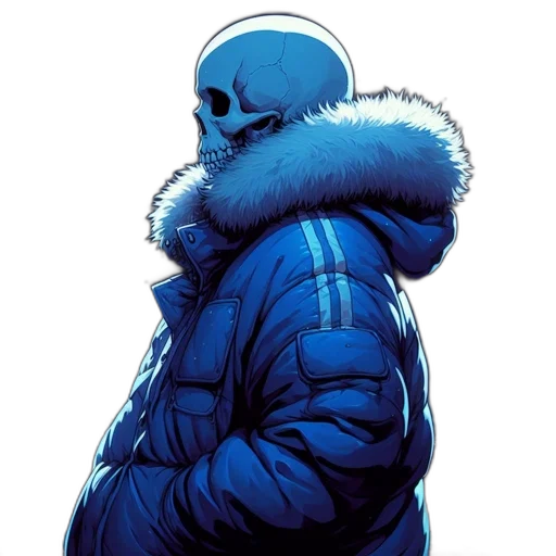 jacket, face, mask, comic book art transparent PNG cut-out