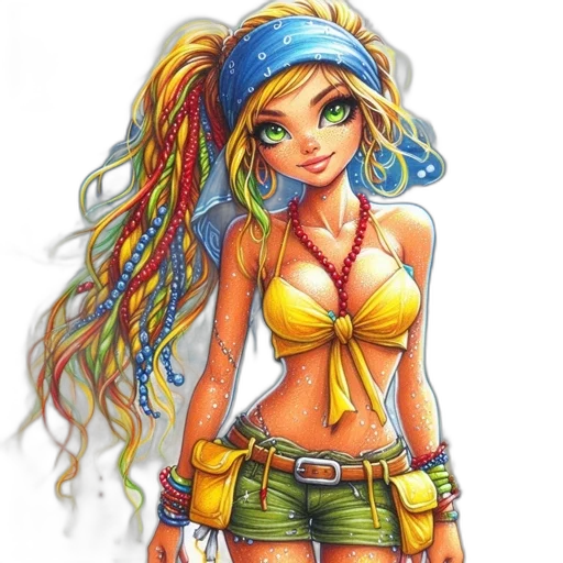 fantasy art, comic book art, cartoon, concept art transparent PNG cut-out