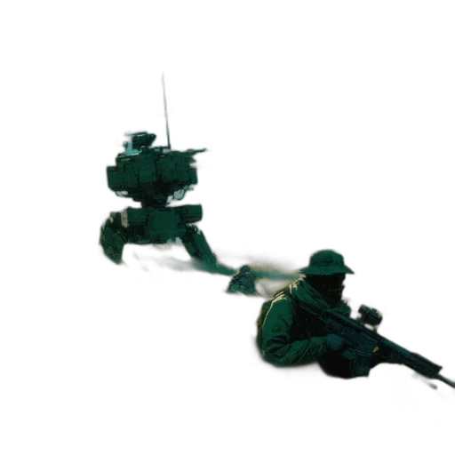 weapon, robot, staff, dragon transparent PNG cut-out