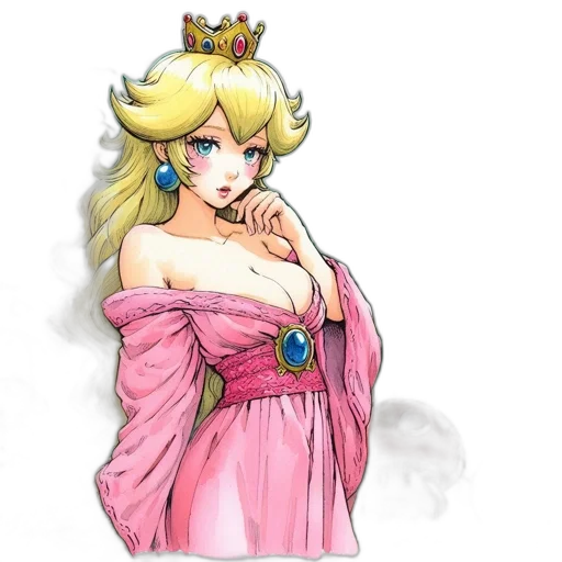 dress, crown, jewelry, concept art transparent PNG cut-out