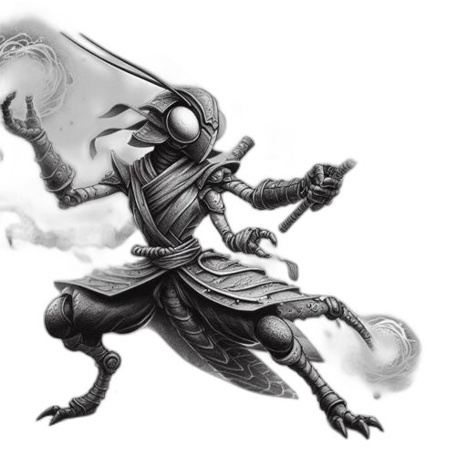 dragon, creature, sword, fantasy art transparent PNG cut-out