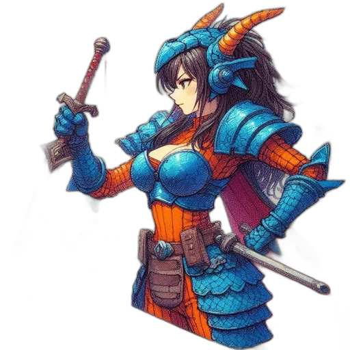 sword, weapon, dragon, staff transparent PNG cut-out