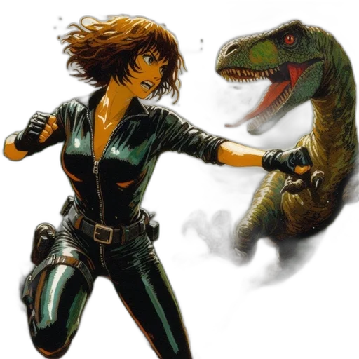 concept art, comic book art, fantasy art, woman transparent PNG cut-out