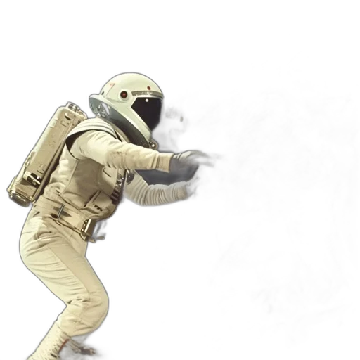 robot, jacket, mask, weapon transparent PNG cut-out