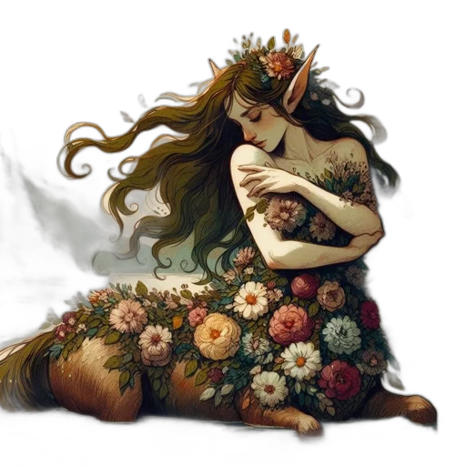 dress, creature, dragon, fantasy art transparent PNG cut-out