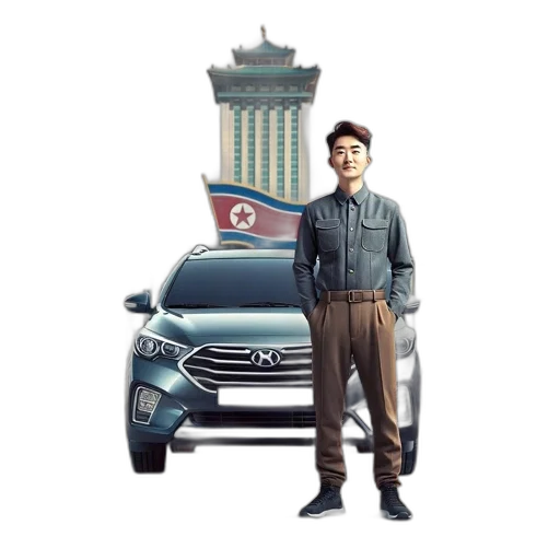 car, staff, jacket, building transparent PNG cut-out
