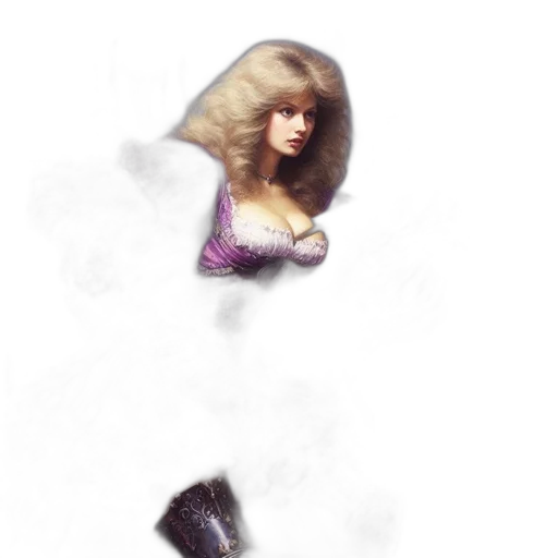 hair, hat, dress, face transparent PNG cut-out