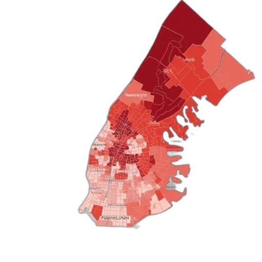 red, dark, map, largest transparent PNG cut-out