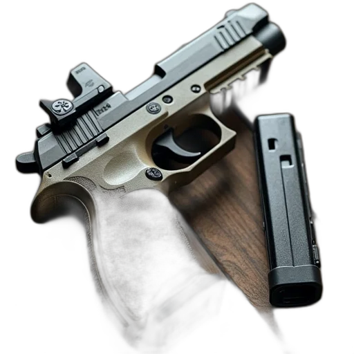 weapon, animal, photorealistic, 3d render transparent PNG cut-out
