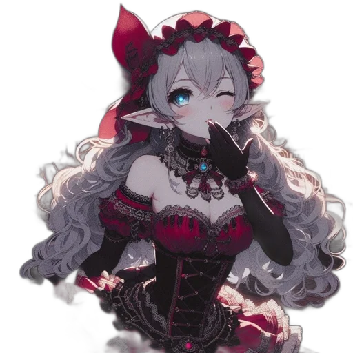 dress, mask, staff, crown transparent PNG cut-out