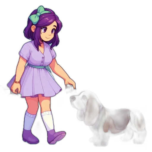 creature, dress, animal, staff transparent PNG cut-out