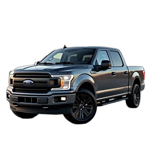 grey, 2018, ford, 150 transparent PNG cut-out