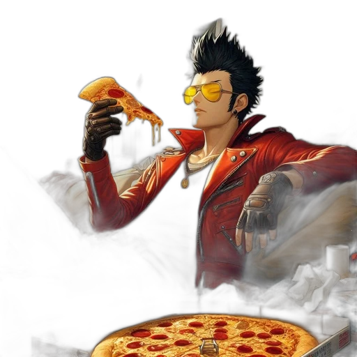 food, jacket, concept art, 3d render transparent PNG cut-out