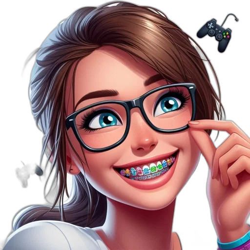 jewelry, face, staff, cartoon transparent PNG cut-out