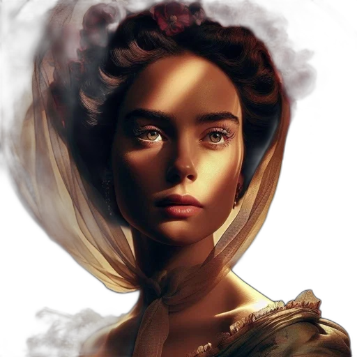face, crown, mask, dress transparent PNG cut-out