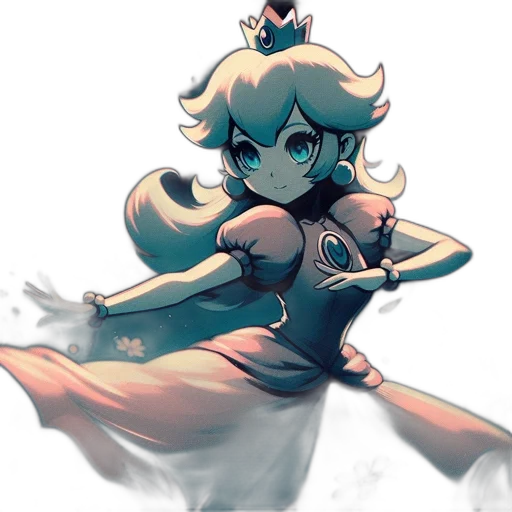 crown, staff, dress, weapon transparent PNG cut-out