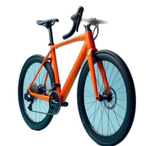 3d render, photorealistic, orange, suspension transparent PNG cut-out