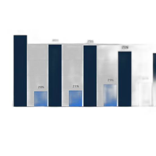 3d render, blue, monochrome, pastel transparent PNG cut-out