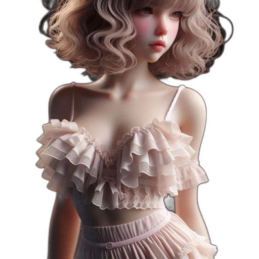dress, 3d render, concept art, photorealistic transparent PNG cut-out