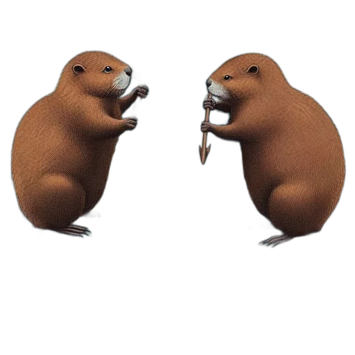 animal, food, creature, 3d render transparent PNG cut-out
