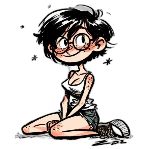cartoon, comic book art, watercolor, concept art transparent PNG cut-out