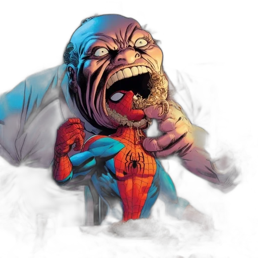 mask, face, comic book art, concept art transparent PNG cut-out