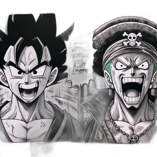 concept art, comic book art, anime, cartoon transparent PNG cut-out