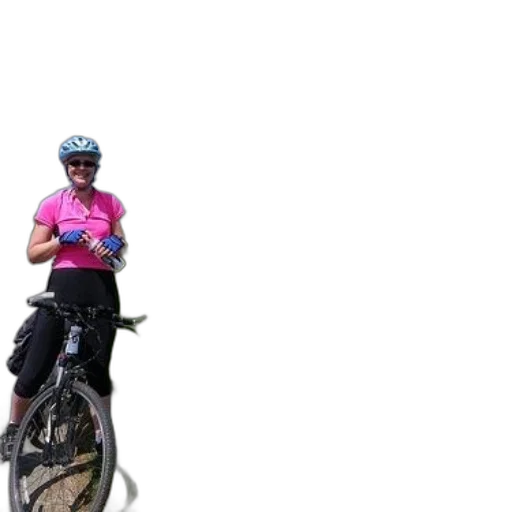 staff, cyclist, pink, shirt transparent PNG cut-out