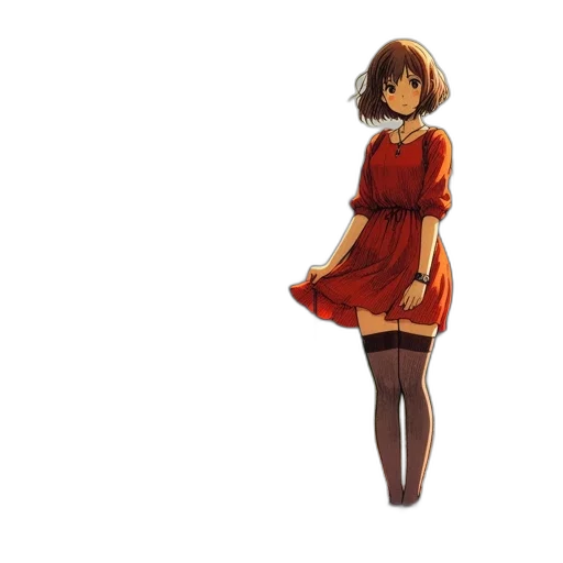 dress, robot, staff, concept art transparent PNG cut-out
