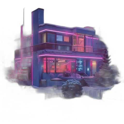 building, car, furniture, concept art transparent PNG cut-out