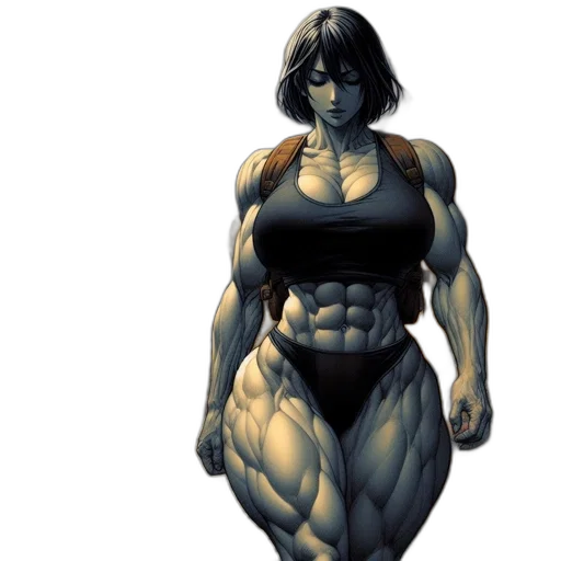 comic book art, concept art, 3d render, photorealistic transparent PNG cut-out