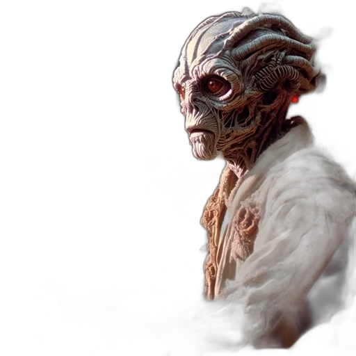 mask, creature, face, staff transparent PNG cut-out