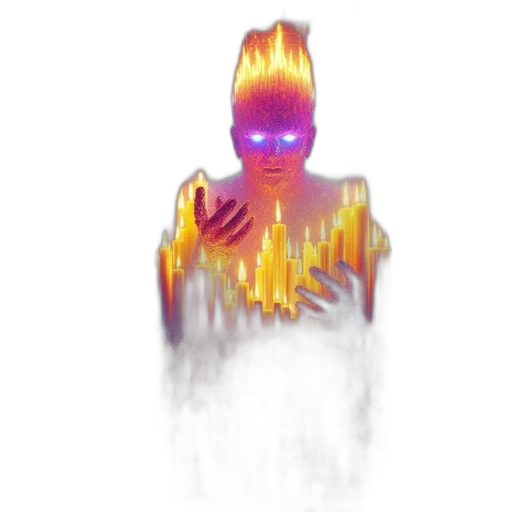 robot, creature, hair, jacket transparent PNG cut-out