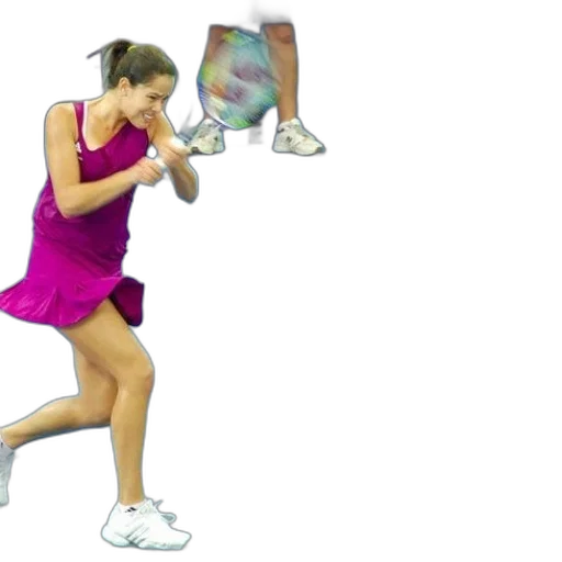 woman, pink, tennis, dress transparent PNG cut-out