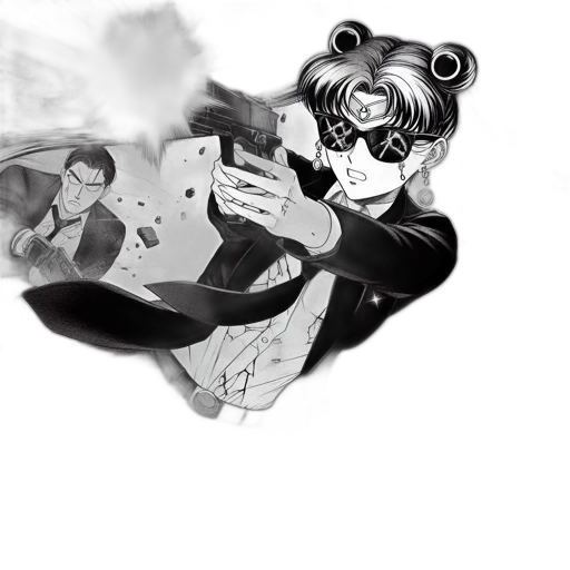 mask, weapon, cartoon, anime transparent PNG cut-out