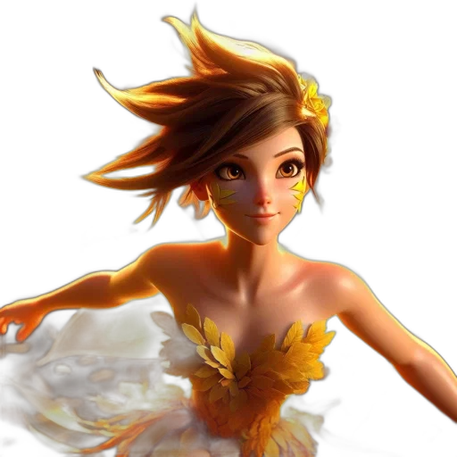 dress, fantasy art, concept art, 3d render transparent PNG cut-out