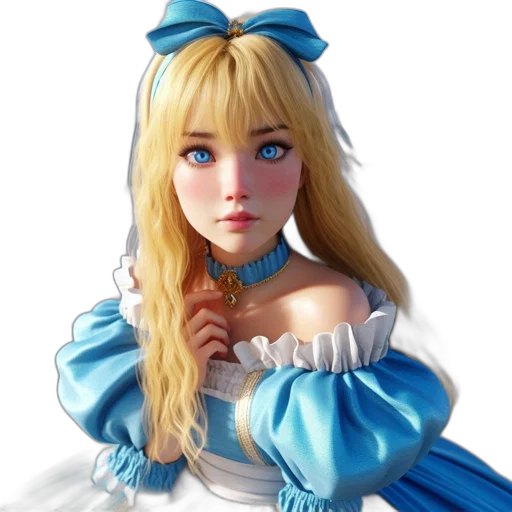 dress, oil painting, photorealistic, fantasy art transparent PNG cut-out