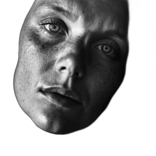 face, mask, robot, creature transparent PNG cut-out