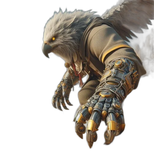 dragon, creature, weapon, fantasy art transparent PNG cut-out