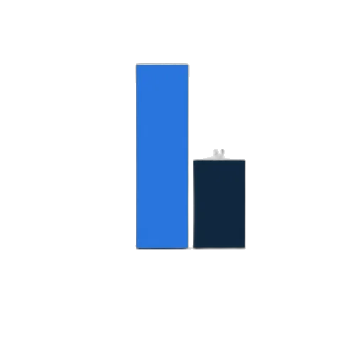 blue, bar, chart, shows transparent PNG cut-out